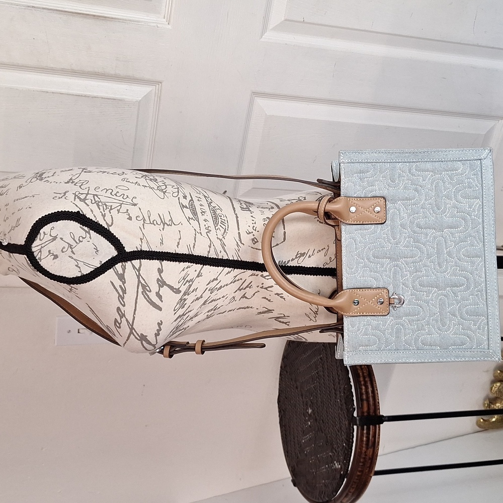 True Religion Horse Shoe Crossbody Denim Bag